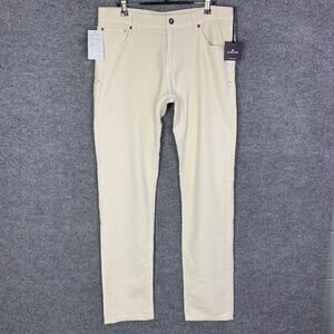 NEW $148 The Normal Brand Tailored Terry 5 Pocket Stone Normal Slim Size 31/32